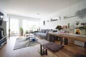 Wohnzimmer - Etagenwohnung mit 100,30 m² in Rheine zum Kaufen