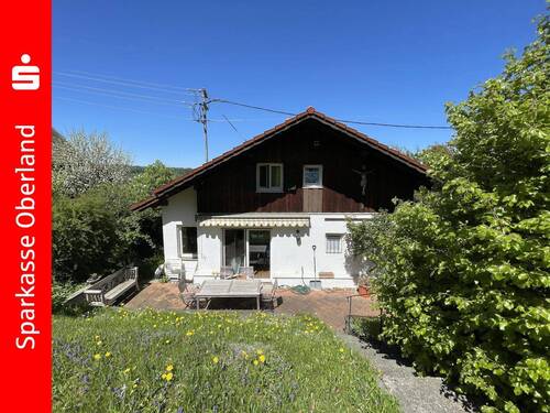 Südansicht - Einzigartiges Einfamilienhaus in begehrter Hanglage von Peißenberg - Ihr neues Traumdomizil!