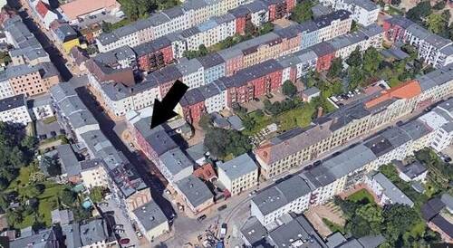 von oben - 2 Zimmer Etagenwohnung zur Miete in Schwerin