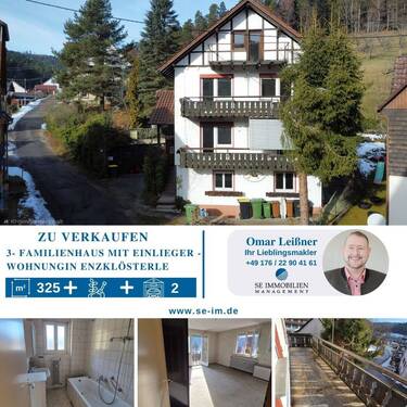 Außenansicht - 3 Familienhaus im Schwarzwald (sanierungsbedürftig)