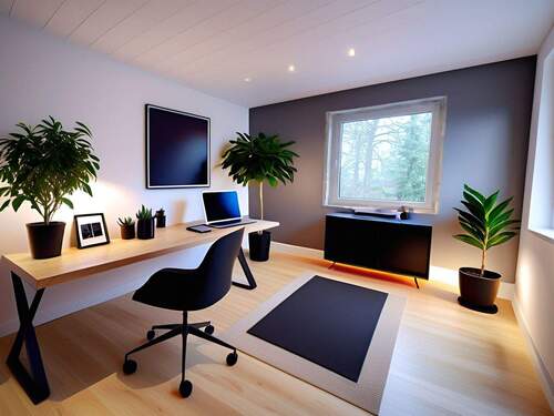 Arbeitszimmer Einrichtungsbeispiel - 