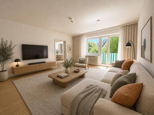 Wohnzimmer (KI-generiert) - 