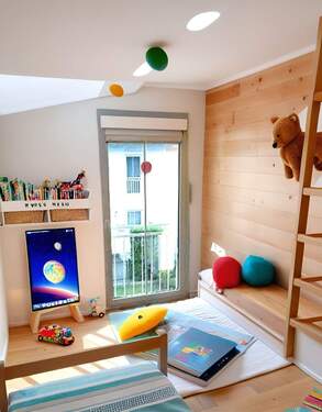 Zimmer Kind 1 OG links Möblierungsbeispiel - 