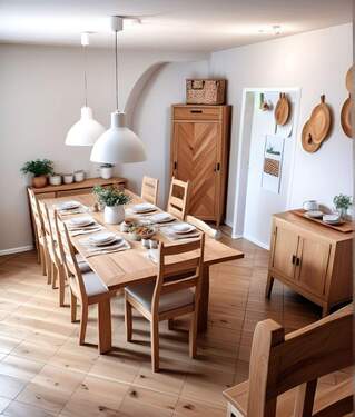 Esszimmer Möblierungsbeispiel - 