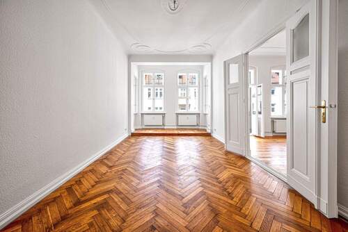 Wohnzimmer - 3 Zimmer Etagenwohnung zum Kaufen in Berlin