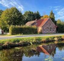 Fehnhaus mit Doppelgarage direkt am Großefehnkanal