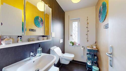 Gäste-WC - 5 Zimmer Doppelhaushälfte in Frankfurt am Main