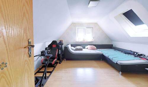 Wohnzimmer - Schnuckelige DG-Wohnung in Blaubeuren-Weiler