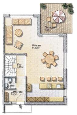 Haus 2 Erdgeschoss - 