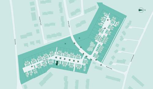Lage des Doppelhauses im Quartier - 