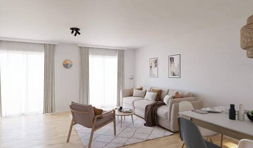 Lichtdurchfluteter Wohnbereich dank bodentiefer Fenster - 5 Zimmer Doppelhaushälfte in Bergkamen