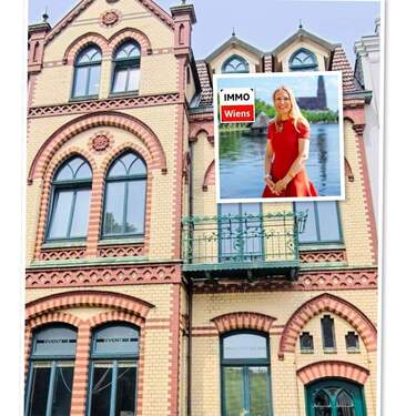 Hausansicht - ~ Mozartstraße Gewerberäume, frisch renoviert zwei Büroräume sowie eine beheizbare Veranda~ Balkon, 2 WCs und Einbauküche