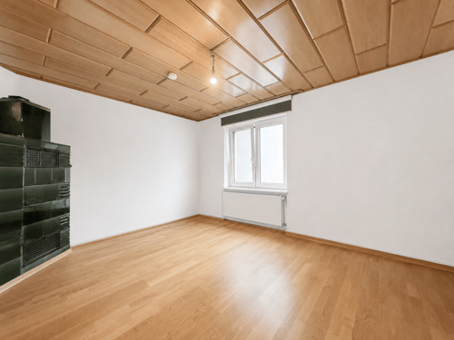 Wohnzimmer (KI ausgeräumt) - 5 Zimmer Einfamilienhaus zum Kaufen in Hammerstein