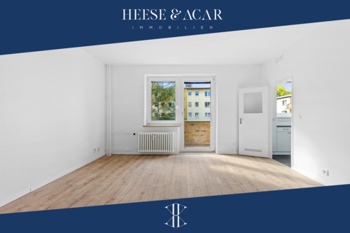 1 - Direkt verfügbar: Hübsch renovierte Einzimmerwohnung in Lichtenrade