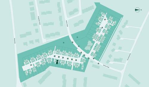 Lage des Doppelhauses im Quartier - 