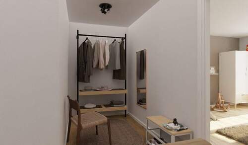 Eingangsbereich mit viel Platz für die Garderobe - 5 Zimmer Reihenmittelhaus in Herzogenrath-Kohlscheid