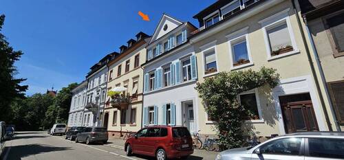 Südansicht.jpg - Historisches Zweifamilienhaus in Freiburg-Herdern
