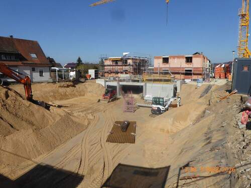 Aktueller Baufortschritt - Etagenwohnung mit 61,60 m&sup2; in Neumarkt in der Oberpfalz zum Kaufen