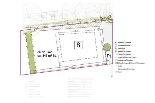 Lageplan Grundstück 8 - 