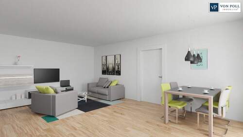 Ansicht Wohnen / Essen / Kochen - Etagenwohnung mit 51,00 m&sup2; in Nördlingen zum Kaufen