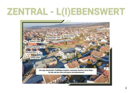 Entfernungen - 2 Zimmer Terrassenwohnung in Postbauer-Heng