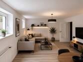 Zimmer Souterrain, Möbel AI - 