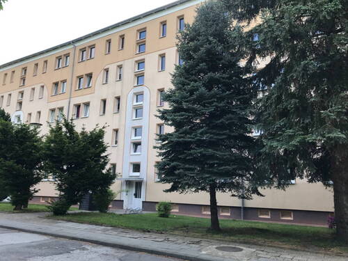 Außenansicht - Raum für Neues - Wir sanieren für Sie eine 2-Raumwohnung im Erdgeschoss mit Balkon in Wolfen-Nord !