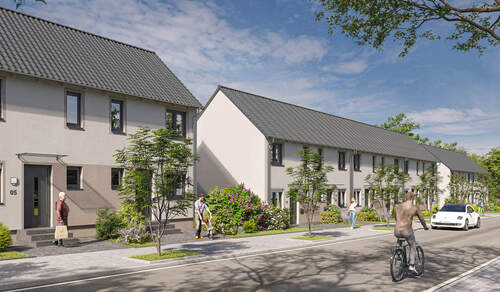 Moderne und komfortable Reihenhäuser - 