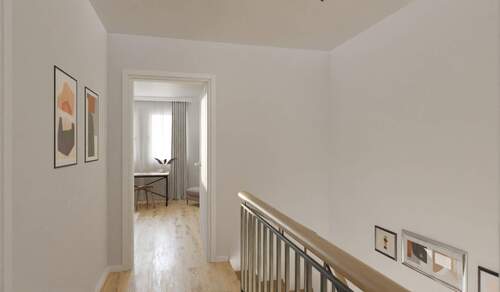 Heller und freundlicher Flur im Obergeschoss - 