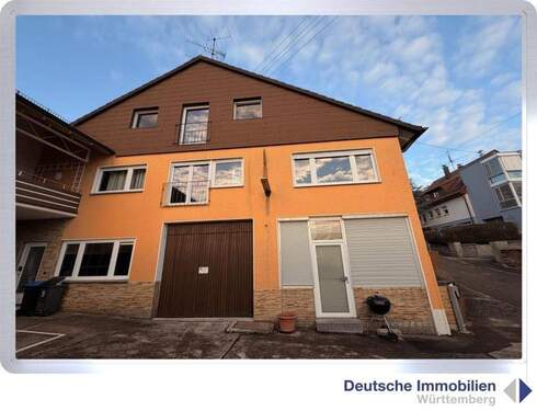 Ansicht Hofseite - 6 Zimmer Doppelhaushälfte in Esslingen