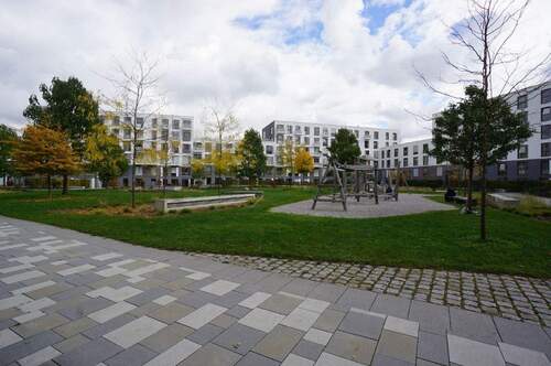 grüne Innenhofanlage - 