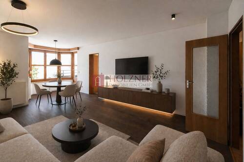 Wohn- Essbereich Wohnbeispiel - Zwei-Zimmer-Wohnung, Konrad-Viertel, Landshut
