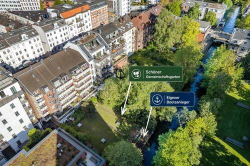 Luftansicht - 2 Zimmer Etagenwohnung in Hamburg