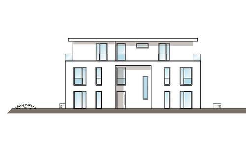 Nord-Ansicht - NEU ! Elser Kirchstraße 10a (Haus5) - Klimafreundlicher Neubau KFW 40 EE mit QNG Zertifikat