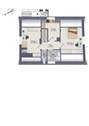 Grundriss Dachgeschosswohnung - 