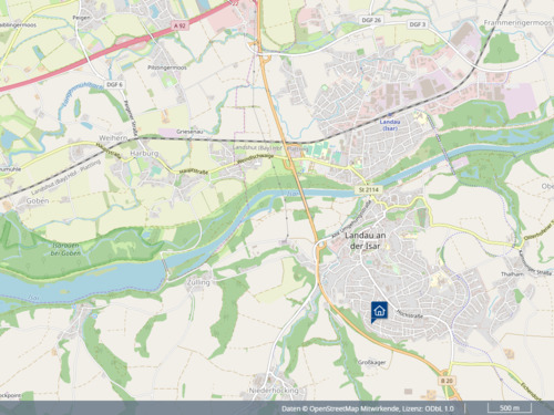 Lageplan - 3 Zimmer Etagenwohnung zum Kaufen in Landau