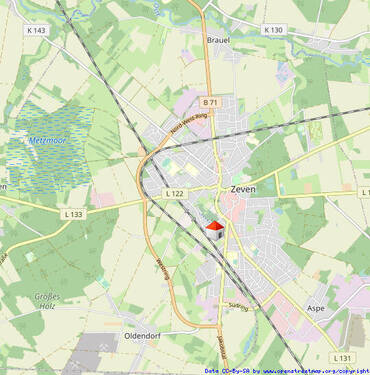 Lageplan innerorts - 