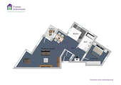 Variante 2 Zimmer (Ist) - 