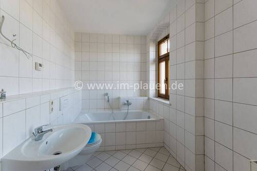 Badezimmer - 3 Zimmer Etagenwohnung in Plauen