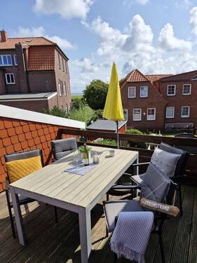 Terrasse - 3 Zimmer Etagenwohnung in Juist