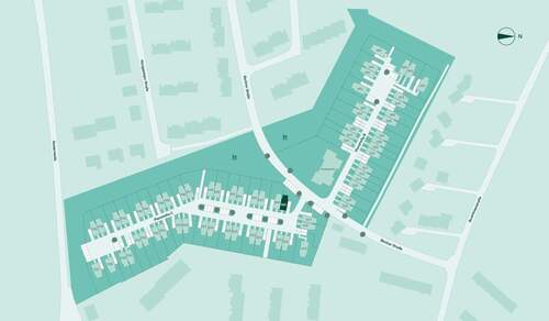 Lage des Doppelhauses im Quartier - 