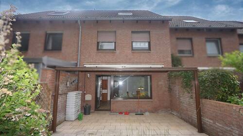 Gartenansicht des Hauses - 4 Zimmer Reihenmittelhaus zum Kaufen in Moers