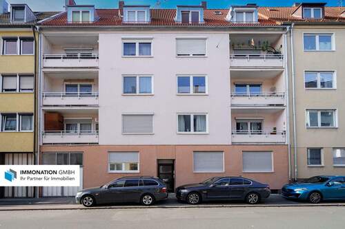 Hausansicht - 3 Zimmer Etagenwohnung zum Kaufen in Nürnberg