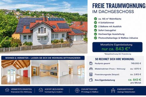 Bild 2 - 5 Zimmer Etagenwohnung zum Kaufen in Fürstenstein