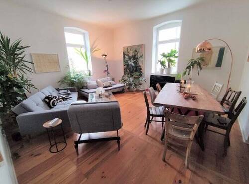 Wohnzimmer - 3 Zimmer Etagenwohnung zur Miete in Würzburg