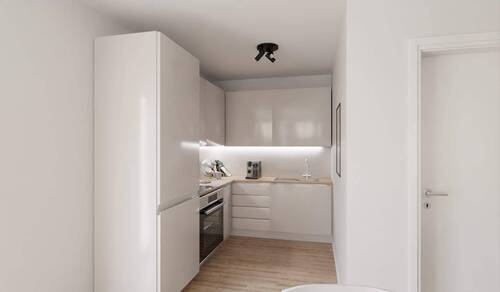  Die offene Wohnküche lädt zu gemeinsamem Kochen ein - 