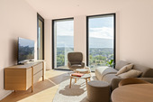Wohnzimmer - Direkt am Hafenpark - Towerlife - Voll möblierte 2-Zimmer-Wohnung