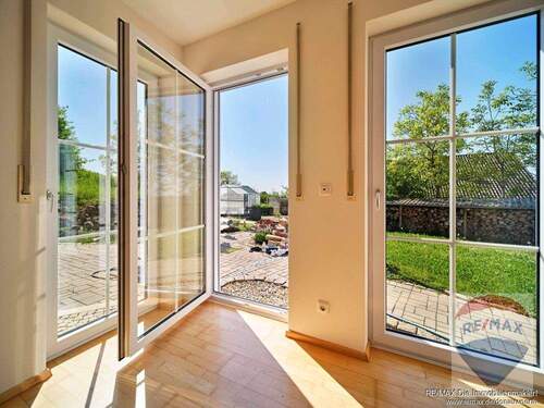 Blick auf die Terrasse - 