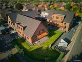 Drohne - Bezugsfertige Neubauwohnungen in Bad Zwischenahn, modern, energieeffizient & hochwertig ausgestattet