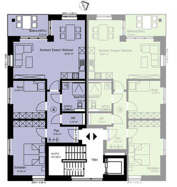 Wohnung 4 Grundriss 